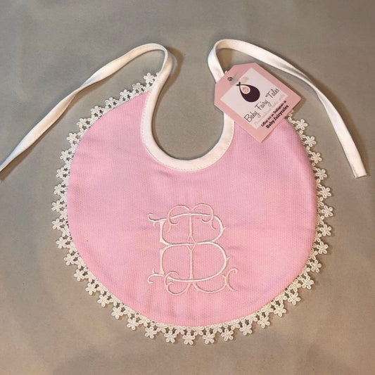 Royal Monogrammed Bib